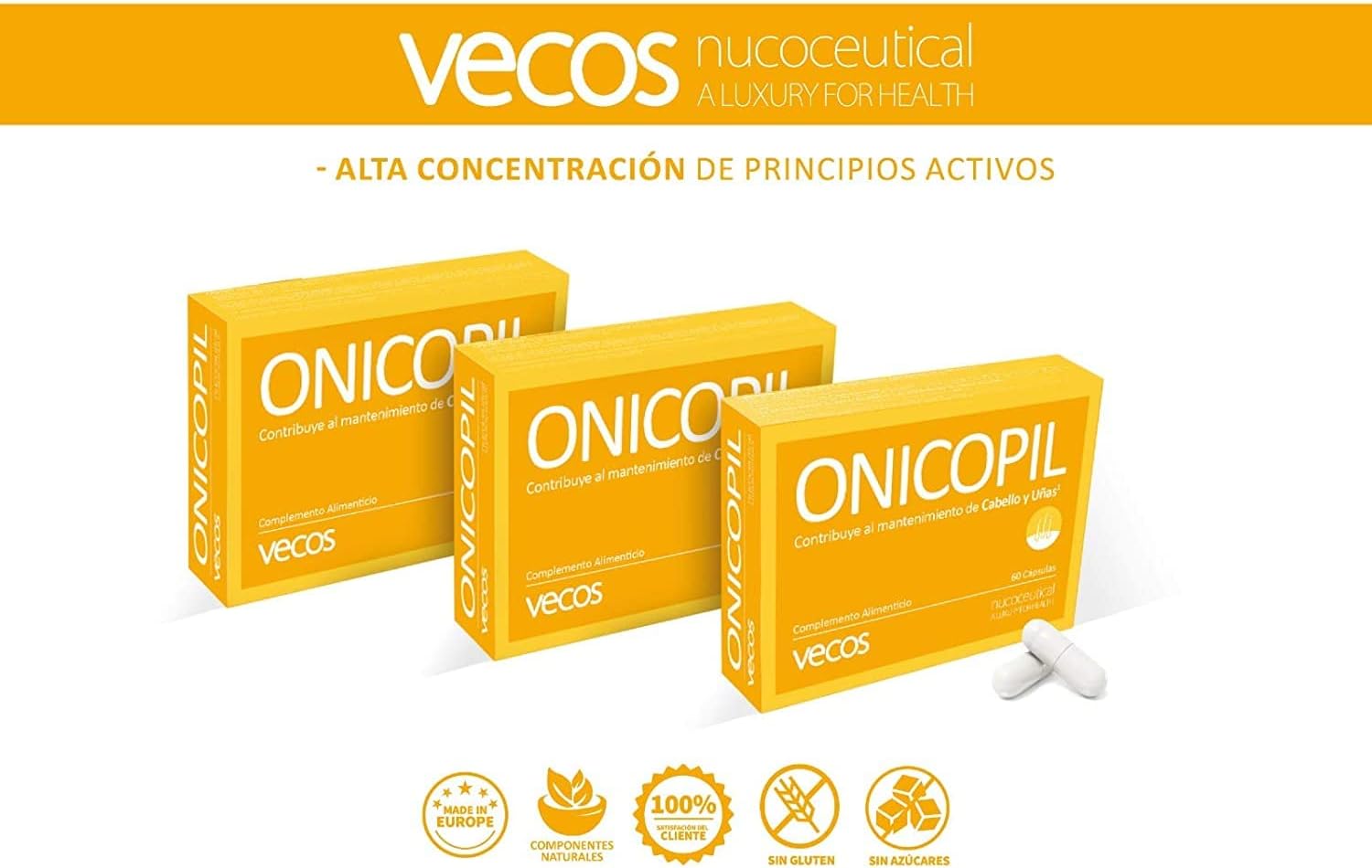 Onicopil Pelo y Uñas - 60 Cápsulas 💇🏻‍♀️