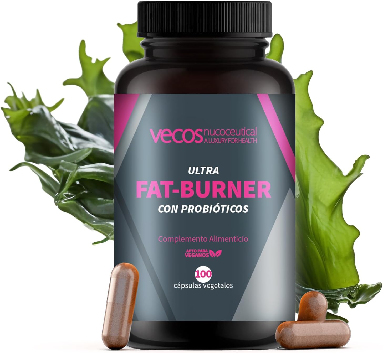 Fat-Burner con Probióticos – 100 Cápsulas🔥