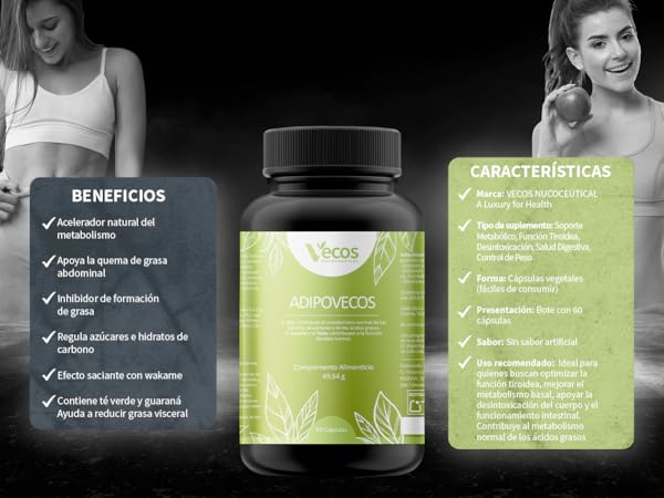 Adipovecos - Equilíbrio Metabólico y Bienestar Diario -  60 capsulas🌿