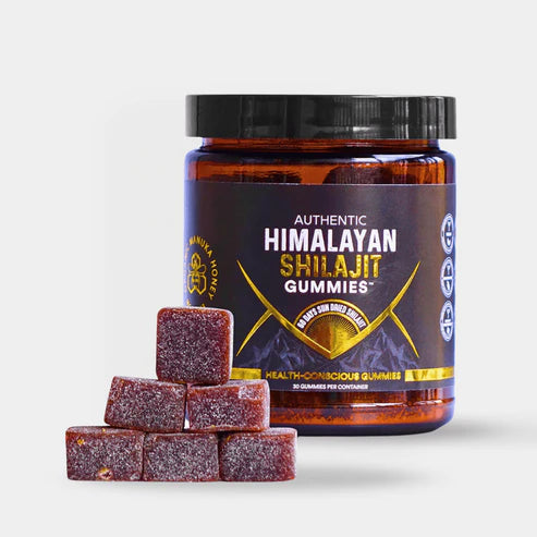 Shilajit 100% Puro en Gomitas — Energía y Vitalidad (30 Gomitas) 💎